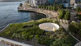 Aerial shot of Pier Pavilion roof garden