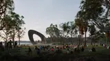 Artist's impression of Harbour Park - Northern Event Lawn