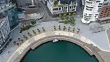 Aerial view of Watermans Cove in Barangaroo