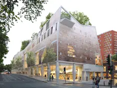 Artist's impression of Powerhouse Ultimo as viewed from across the street
