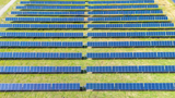 Aerial view of Mugga solar farm